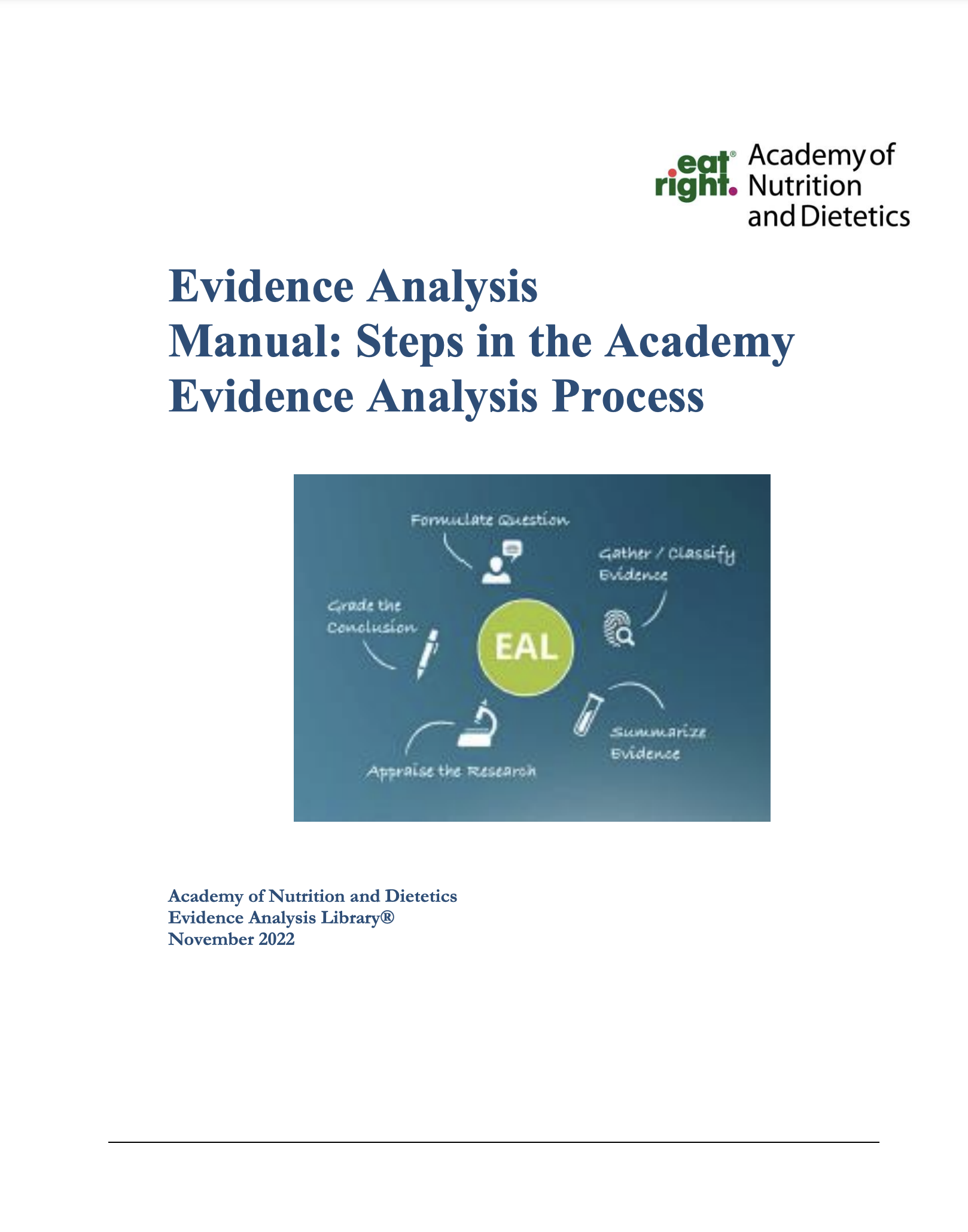 Evidence Analysis Manual